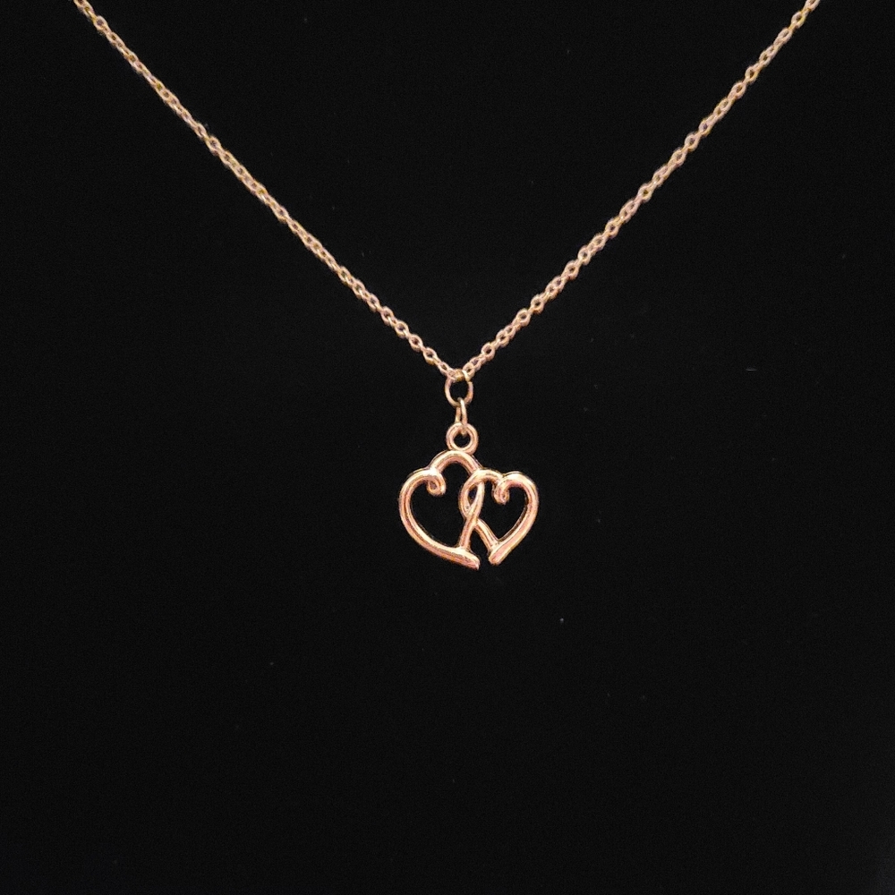 Double Heart Necklace